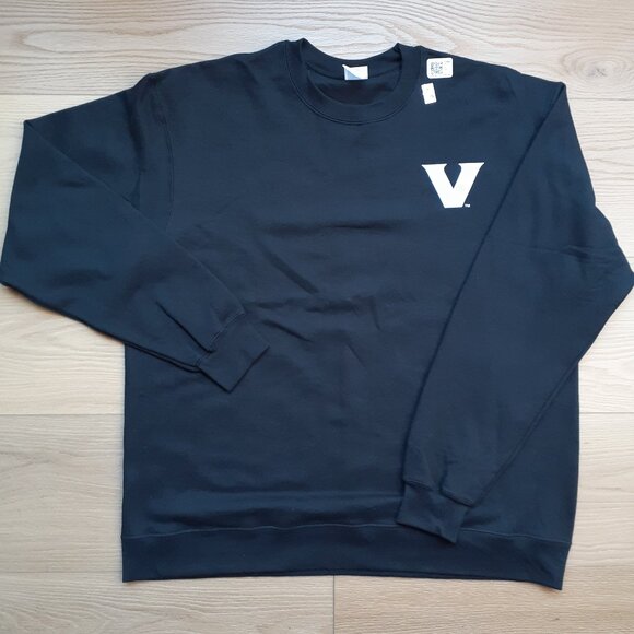 V - Vanderbilt Commodores Logo - New XL Black Sweatshirt - Picture 1 of 5